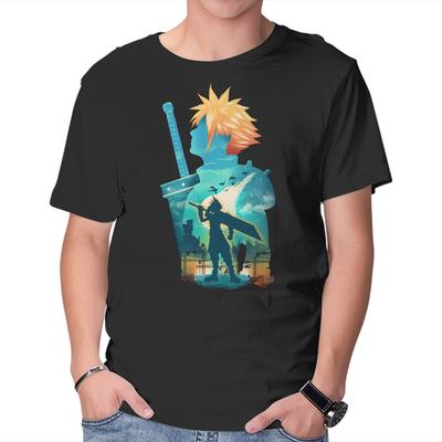 Unisex Crew Neck T-Shirt Buster Sword Hero Graphic Short Sleeve Casual Tee