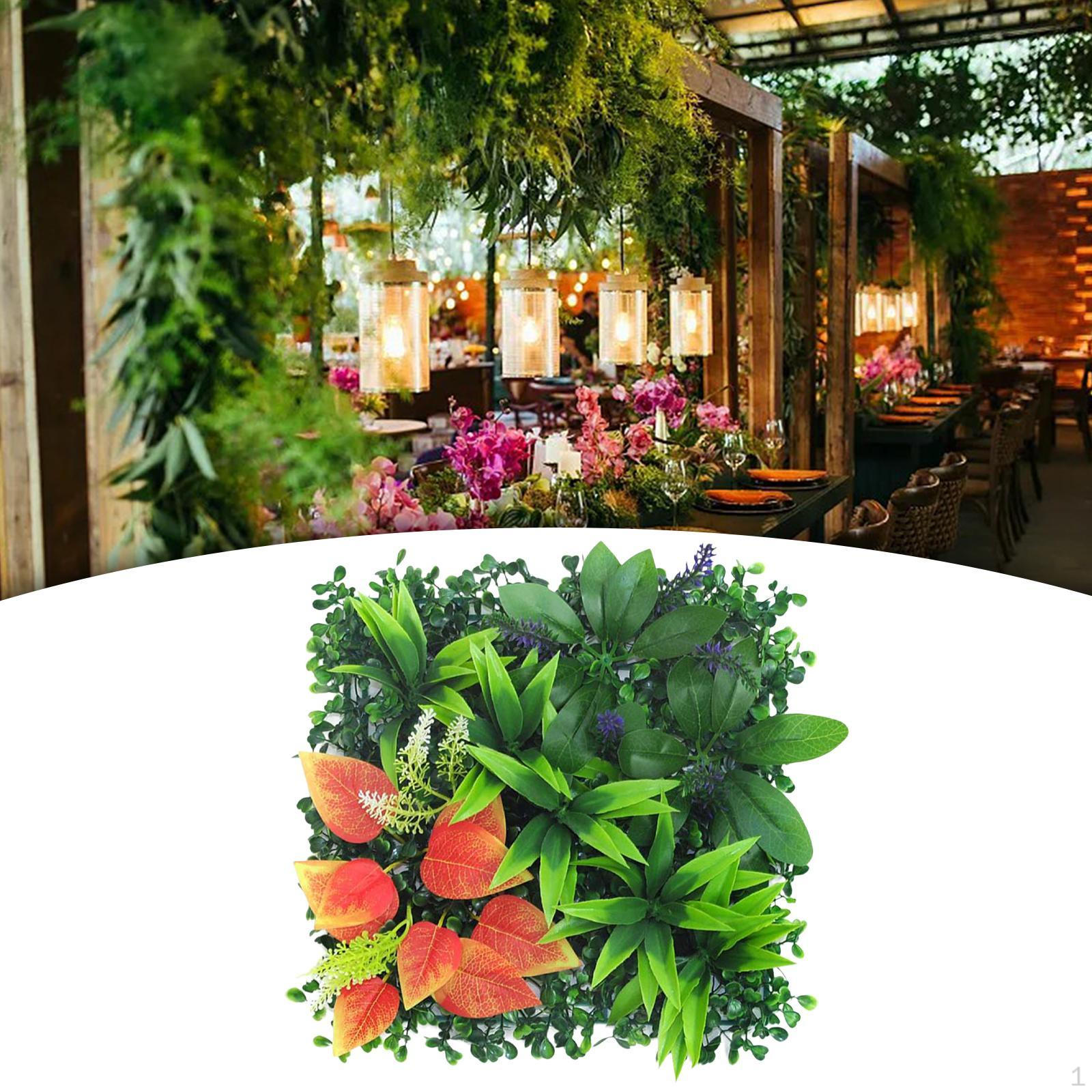 

Зеленая настенная панель декора - Реалистичная листва для дома и сада Style E