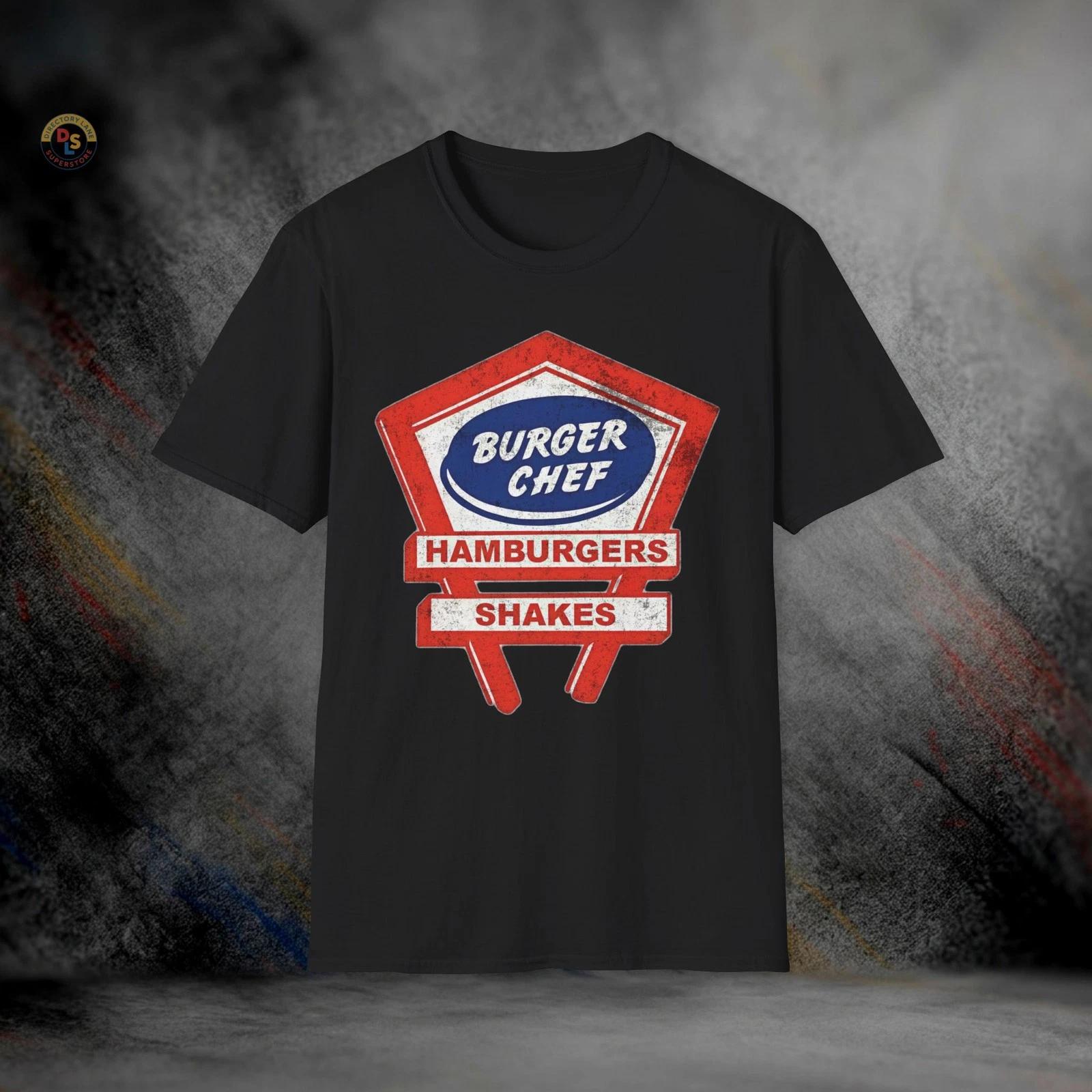 Burger Chef Vintage Retro T-Shirt | Softstyle Tee M