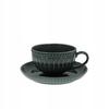 CUP WITH SAUCER FOR COFFEE AND TEA 250ml MOSAIQUE OLIVE LINE