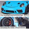 1/18 Scale Welly Porsche 911 GT3 RS Alloy Car Model Diecasts Metal Toy Vehicles Car Model High Simulation Collection Childrens Gifts