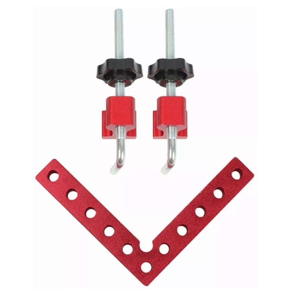 

red Corner Clamp Aluminum Alloy Positioning Clamp Heavy Fixing Clamp Carpentry
