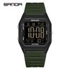 Sanda Multifunctional Dual-Time Sports Watch for Teens - Stopwatch, Waterproof, Luminous, Electronic