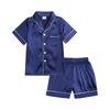 Kids Silk-like Loungewear Set Toddler To Big Kids