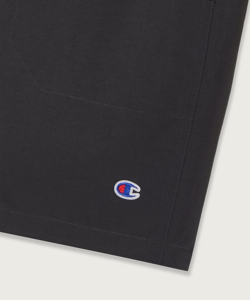 Champion C-Logo Woven Shorts Charcoal