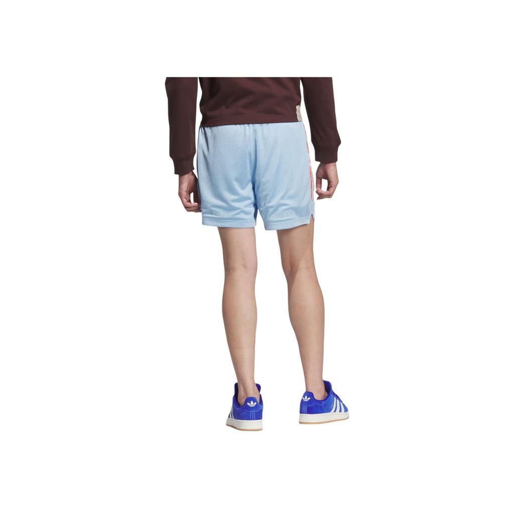 Adidas SS24 Side Stripe Outdoor Casual Sports Basketball Shorts Men Shorts Pink Blue JI9760