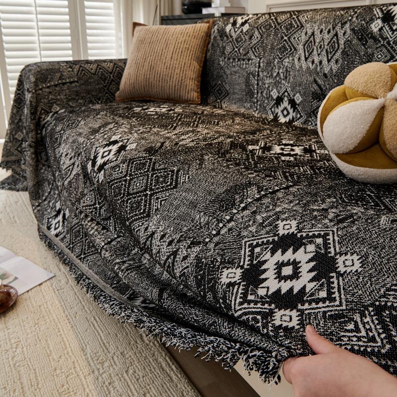 Universal Four Seasons Sofa Cover Cloth Middle Ancient Style Full Cover Sofa Sheet Blanket Sofa Pad Sofa Towel S152