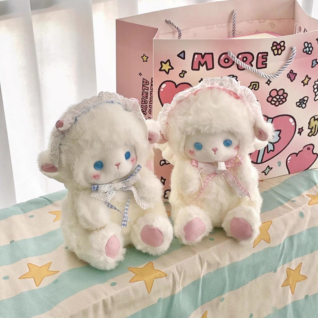 Plush Angel Sheep Toy With Soft Cotton Filling For Kids Birthday Gift