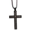 Stainless Steel Cross Necklace for Men Lord's Prayer Bible Cross Pendant Necklaces GZW