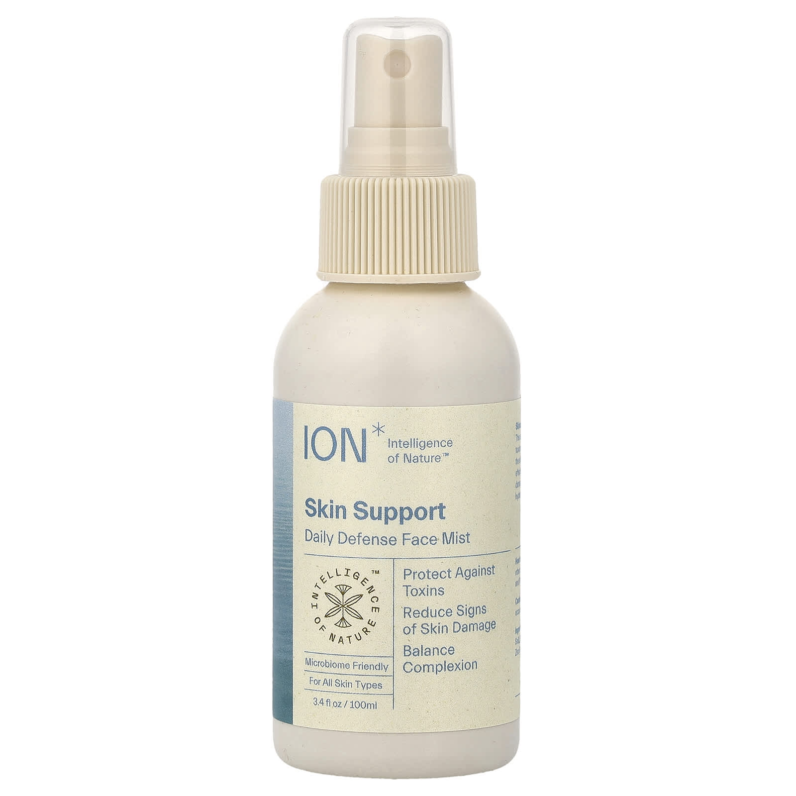 

ION Intelligence of Nature, Skin Support, Daily Defense Face Mist, All Skin Types, 100ml (3.4 fl oz)
