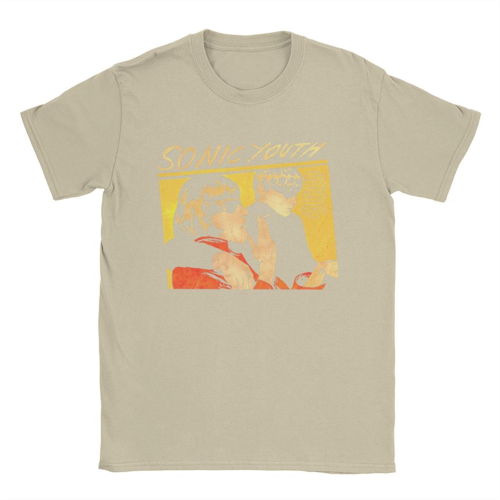Men's Sonic Youth Rock Band T Shirt Cotton Tops Novelty Short Sleeve O Neck Tee Shirt Plus Size T-Shirt