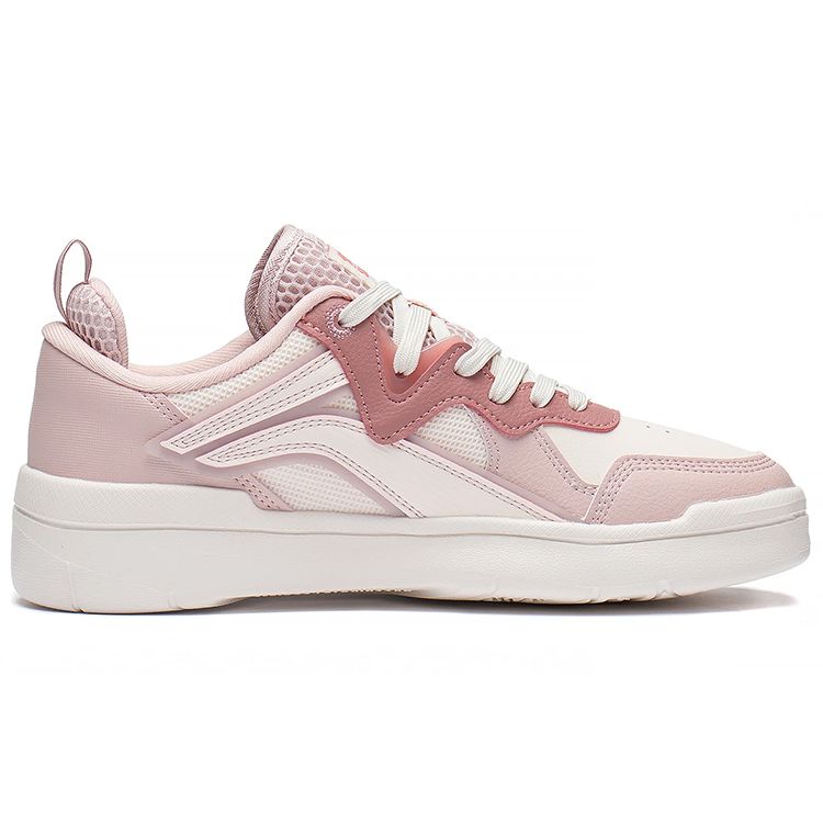 Li Ning We Wo Lite Fabric Synthetic Leather Comfortable Soft Classic Casual Non-Slip Wear-Resistant Lightweight Low-Top Skate Shoes AGCS098-5