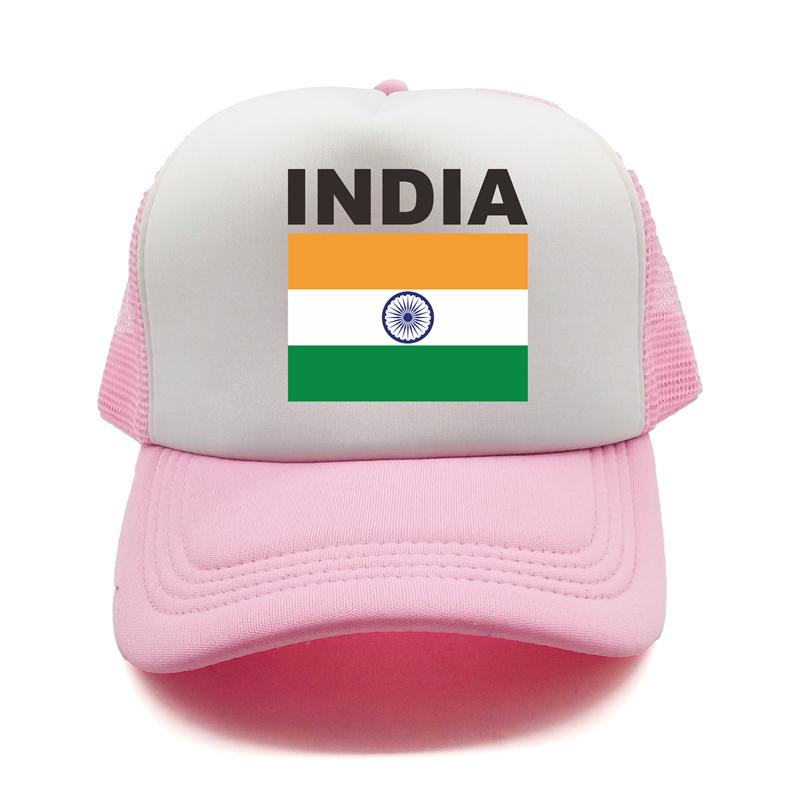 India Flag Trucker Cap Summer Unisex Cool Country Hat Baseball Caps Unisex Outdoor Mesh Net Caps