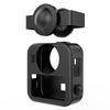 Silikonowe Etui do GoPro Max 2 Ochrona Ekranu Odporne na Upadki Pyłoszczelne Klapka Boczna Baterii Osłona Obiektywu do Akcesoriów GoPro Max 2
