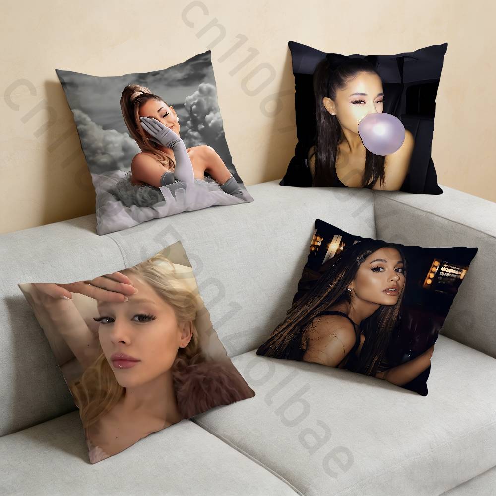 Singer AAriana Grande Pillow Cover Living Room Sofa Cushion Cover Bedroom Room Bed Pillow Cover Home Decoration
