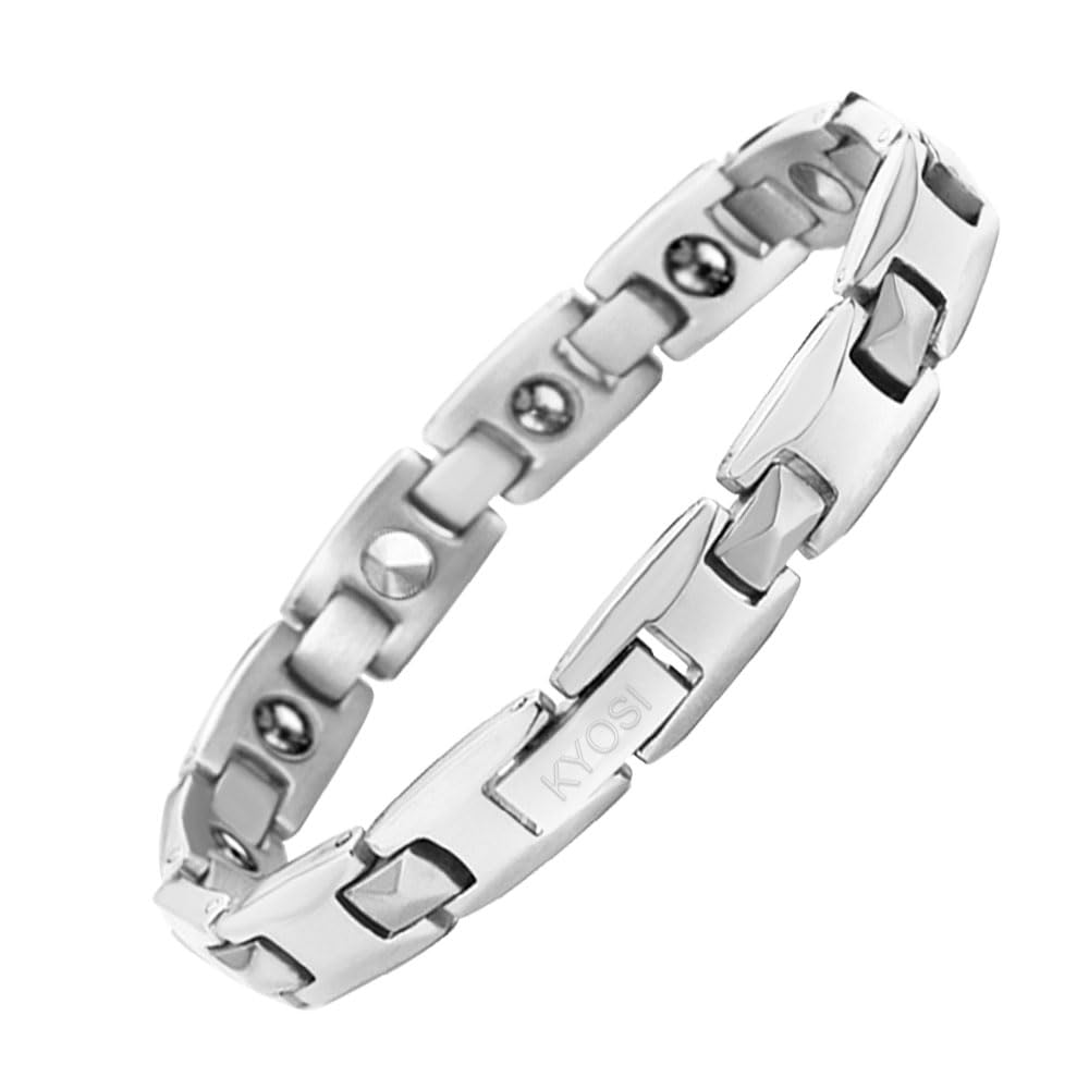 

Аксессуары для браслетов из германия Титановый браслет Антистатический браслет для мужчин с регулятором [KYOSI] Мужской Мужской (Серебро-1)