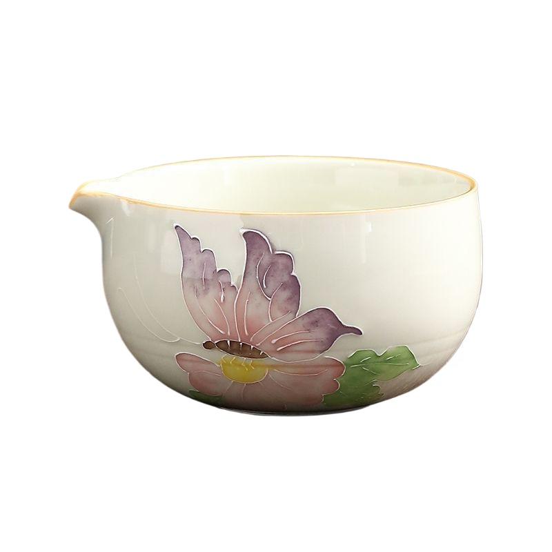 

New hand-painted matcha set Japanese tea making tool to order tea Baibenli ceramic tea stand