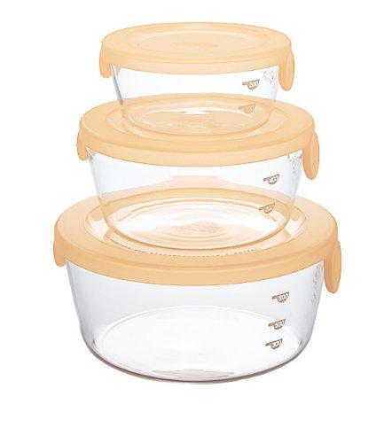 

Hario Stacky Coffee, Set of 3, Clear Orange, SYT-2418COR