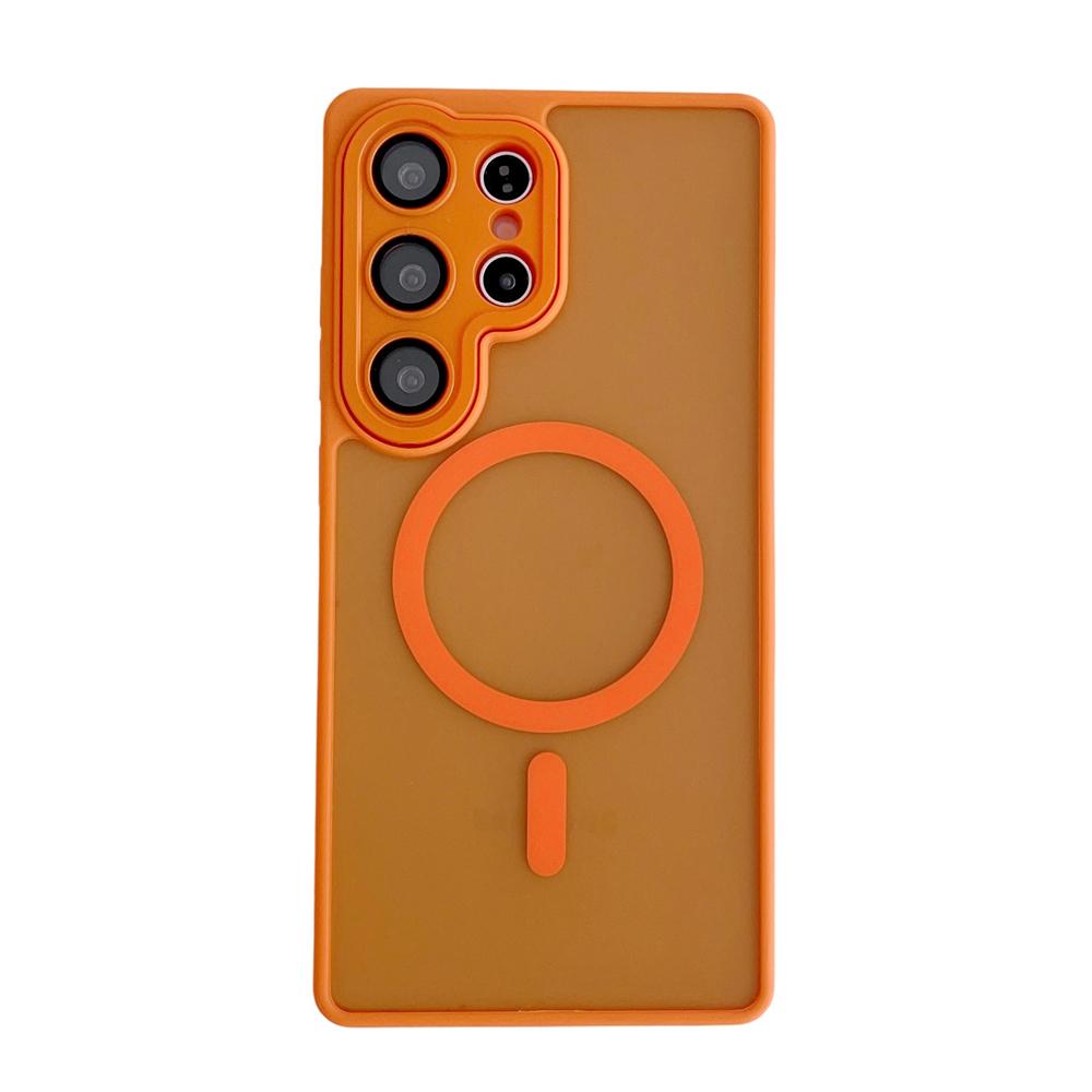 KEYSION Luxury Matte Translucent Magnetic Case for Samsung Galaxy S25 S26 Ultra 5G S26+ S25 FE Shockproof Armor Phone Cover