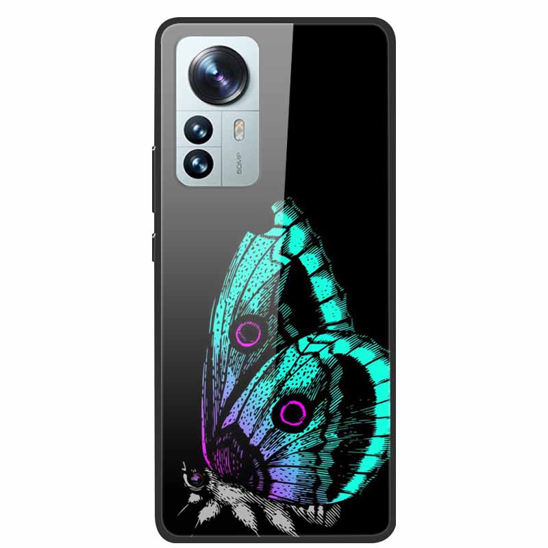 For Redmi Note 12S Case Tempered Glass Hard Back Cover for Xiaomi Redmi Note 12 Note12 Pro 4G 5G Phone Cases Note12S 12 S 12Pro