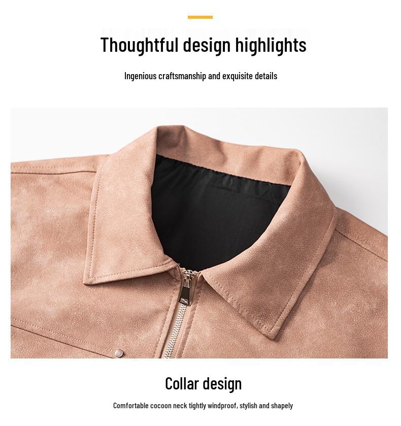 2025 Hipster Jacket: Men's High Street Trend, Hong Kong, Japanese Harajuku & Korean Style, Spring/Autumn, Loose Fit