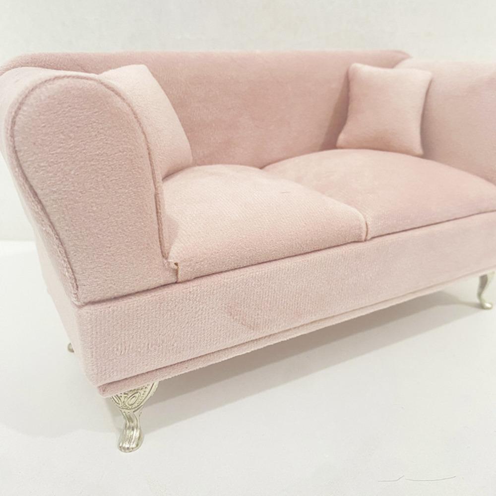 Bracelet Sofa Shaped Jewelry Box Dutch Velvet Doll House Furniture  Jewelry Store