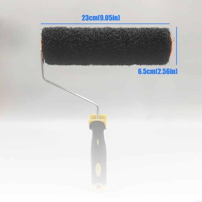 Heavy Duty Nylon Fiber Roller Sleeves Textured Roller Cover for Quick & Easy Mud Application & Surfaces Finishing M4YD