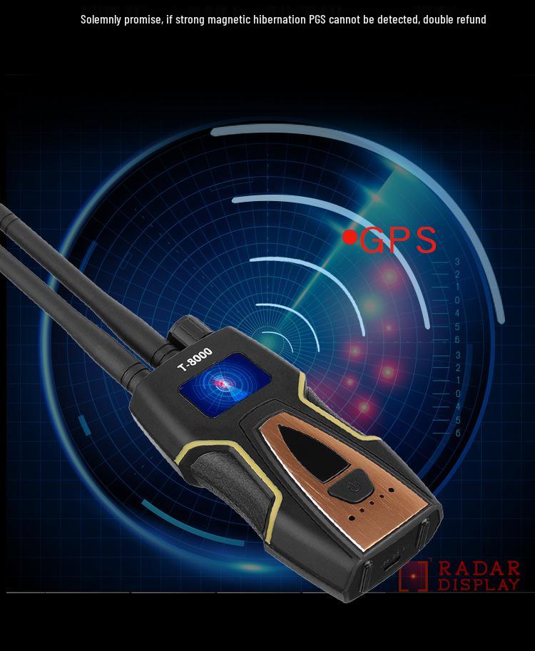 T8000 Hochsensibler GPS-Signal-, Infrarotkamera- und Abhörgerät-Detektor