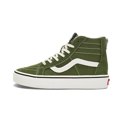 Sk8 Zip Lässig Vielseitig High Top Kinder Skateschuhe Kinder Sneaker Grün VN0005VSBZ4