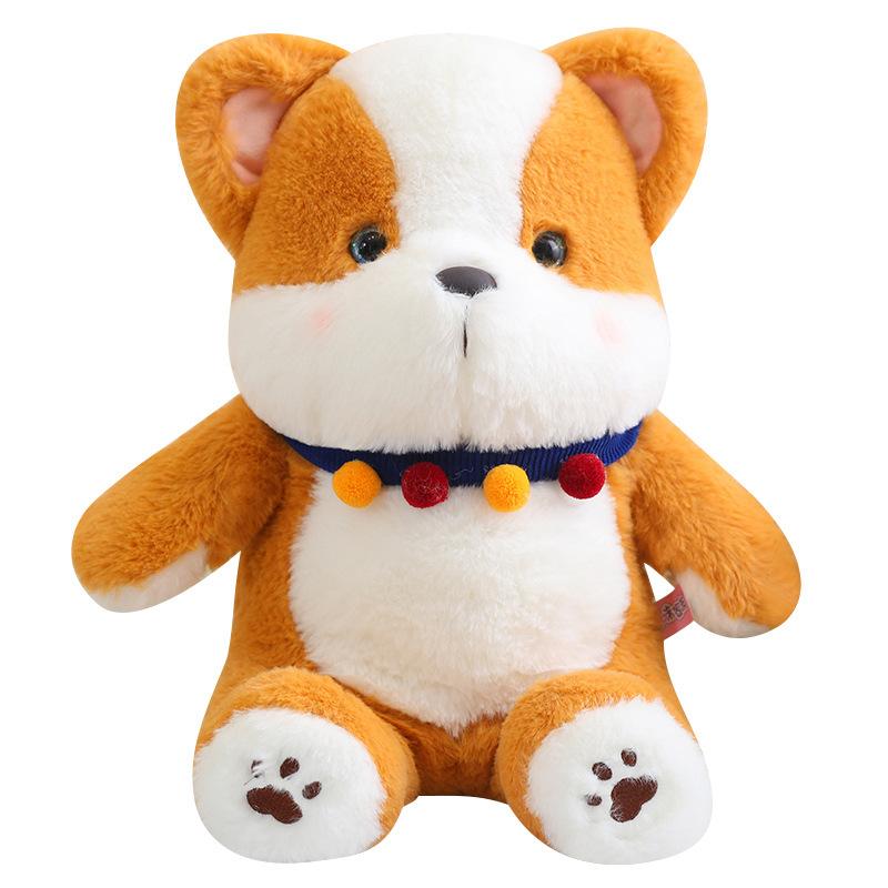 Cute Corgi Dog Doll Plush Toy Puppy Dog Doll Children'S Company Soothing Pillow Muppet Doll