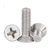 304 Stainless Steel Cross Recessed Flat Head Machine Screws