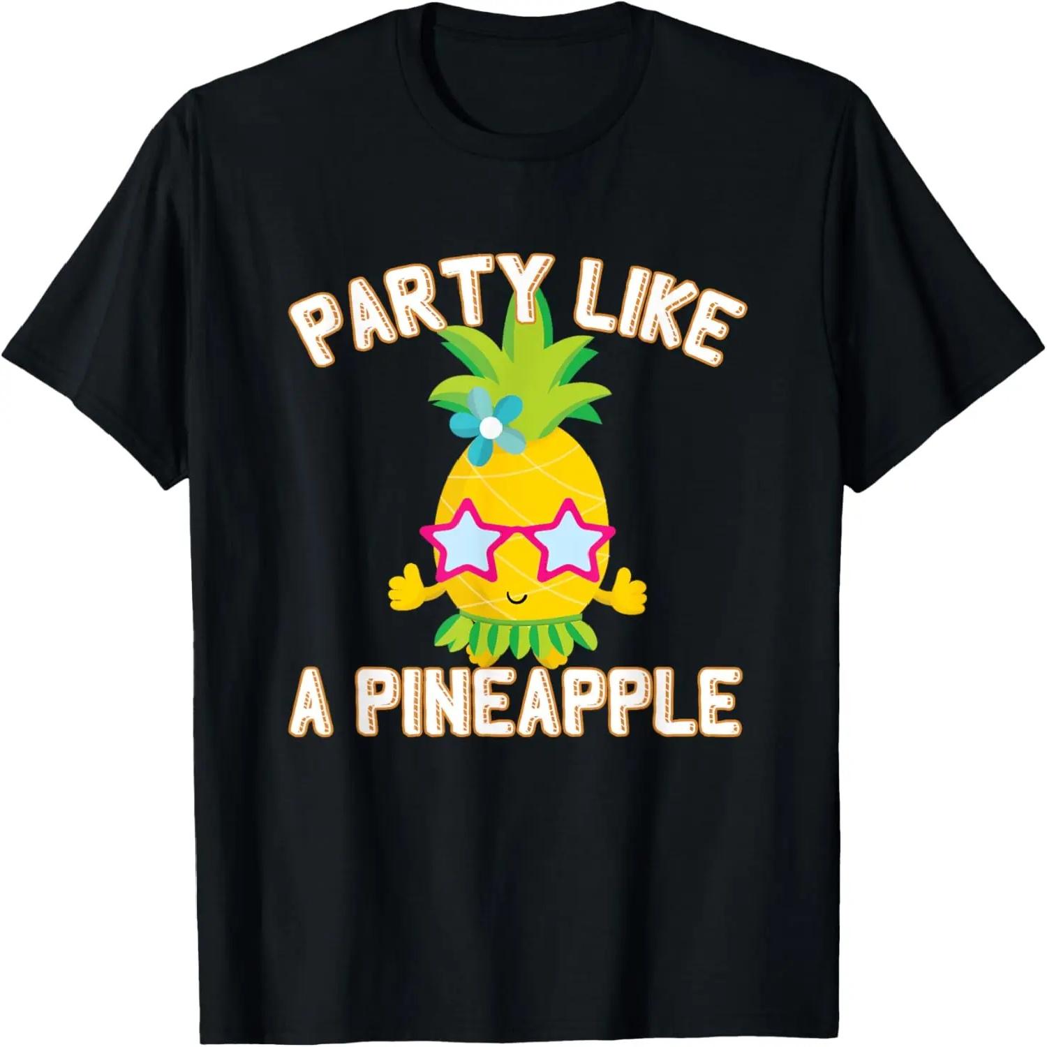 Teach Like A Pineapple T-Shirt Funny Teacher Hawaii Aloha T-Shirt S