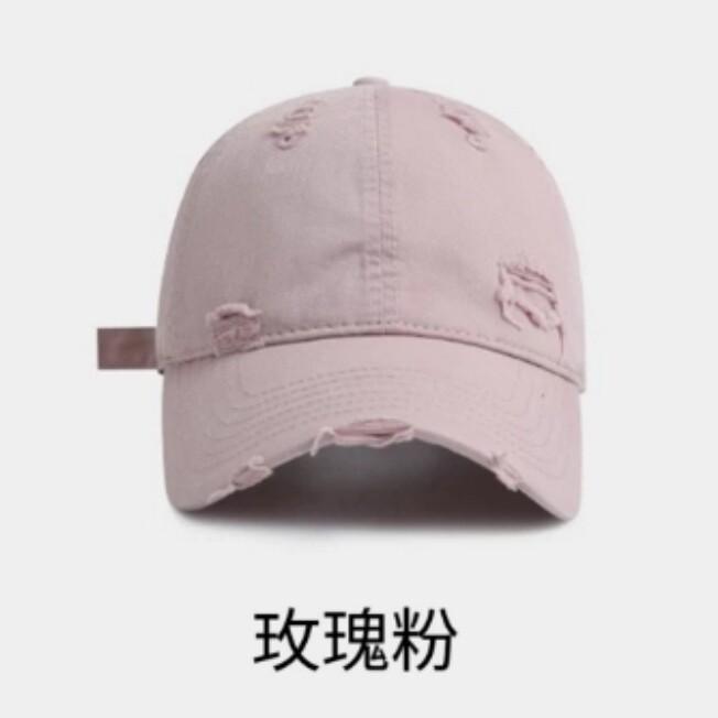 Spring And Summer Hole Soft Top Baseball Cap Men And Women Versatile Sun Protection Shade Cap Solid Color Couple