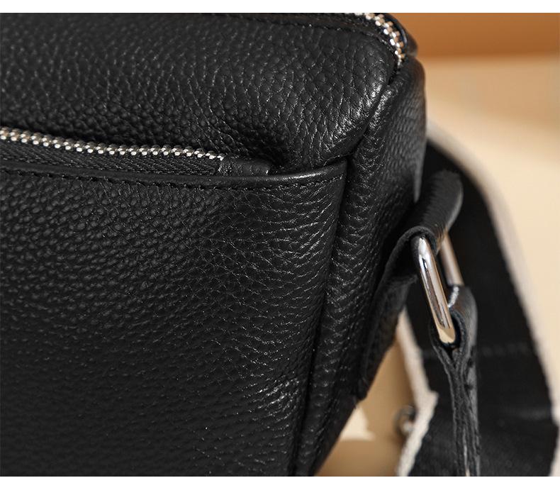 Women's Genuine Leather Large Capacity Handbag - Fashionable Crossbody and Shoulder Bag