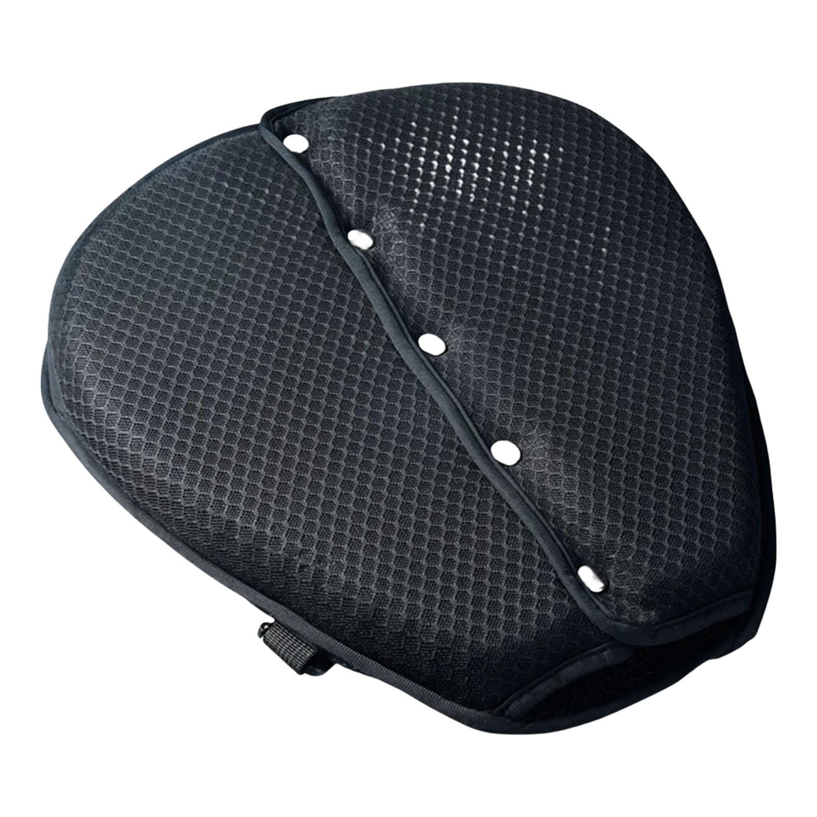 

Seat Cushion Breathable Seat Pad for Long Ride Pressure Relief Motorbike Gel Seat Pad Comfortable Shock Absorption 1
