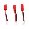 3Pcs PH2.0 To JST Plug Adapter Connector for AXIAL SCX24 1 24 Tracked Vehicle Upgrade Part