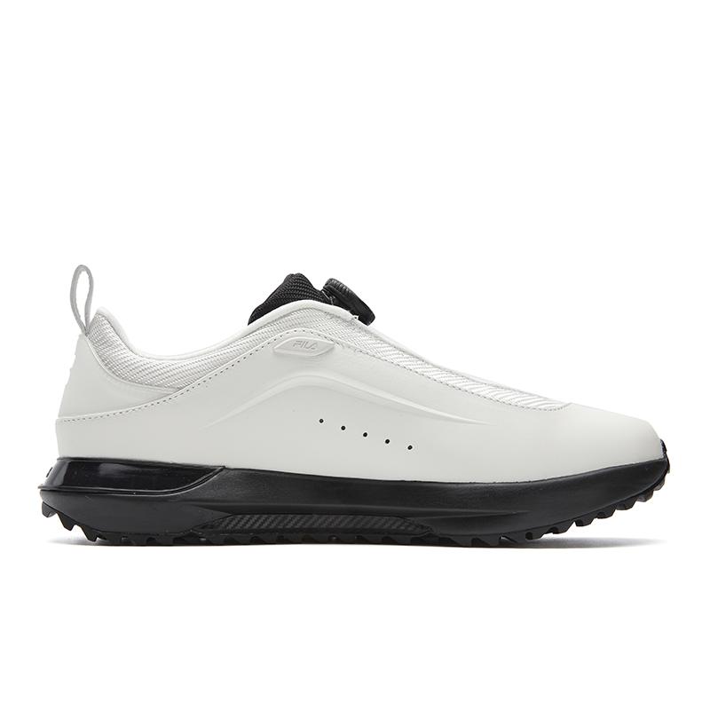 New FILA Cushioning Abrasion Resistant Lightweight Low top Golf Shoes Men's Lily White A12M541705FLW