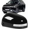 Capas para Retrovisor de Carro para Outlander 2013-2019, Capas para Retrovisor Lateral Esquerdo Direito, Capas para Retrovisor de Porta Preto Brilhante, Fácil Instalação (Deixou