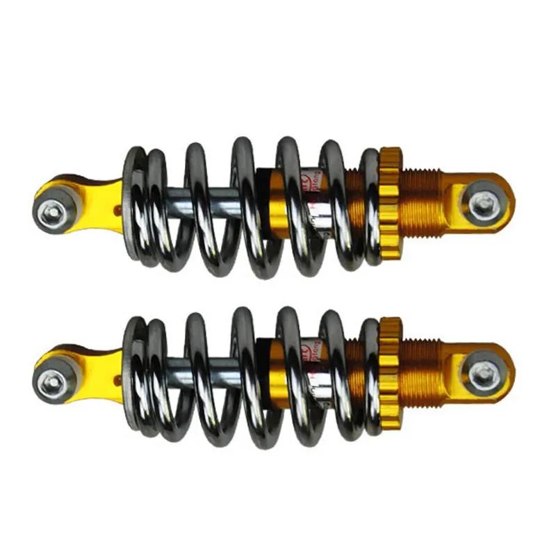 2 Pièces Amortisseurs Arrière Haute Performance 125mm Pour Vélo Électrique Trottinette, Amortisseurs Arrière à Ressort E Bike Universels