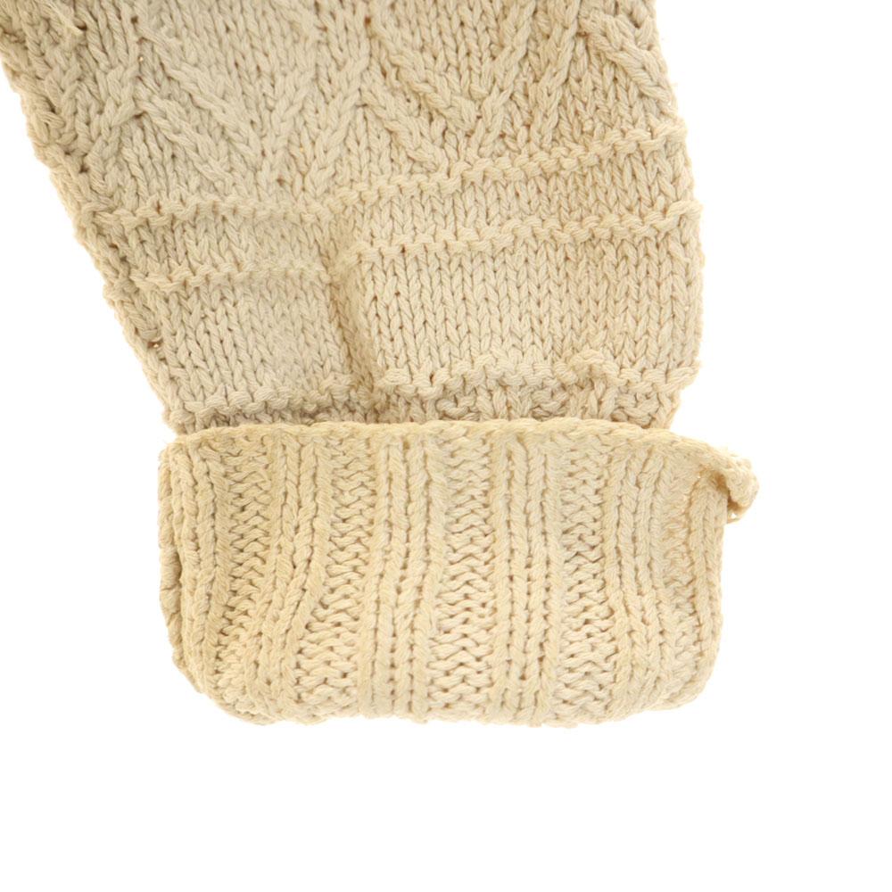 Polo by Ralph Lauren 90s Silk Old Long Sleeve Hand Knit L Beige Men's Used