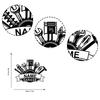 Custom Metal Sign Repair Tools Charm Garage Wall Art Personalized Car Repair Shops Garage Wall Plaque Father's Day Wall Decor