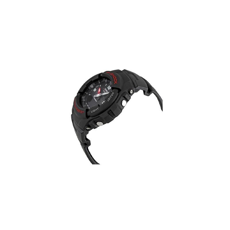 Casio 200 meters waterproof quartz movement plastic strap Japanese and Korean watch men's watch black dial G100-1BV