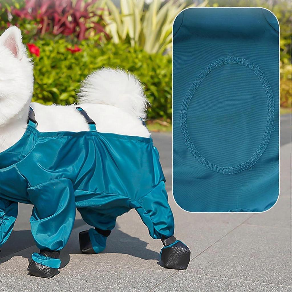 Dog Leggings Shoes Suspender Booties Adjustable Pet Rain Suspender Booties Rainwear Walks and Outings