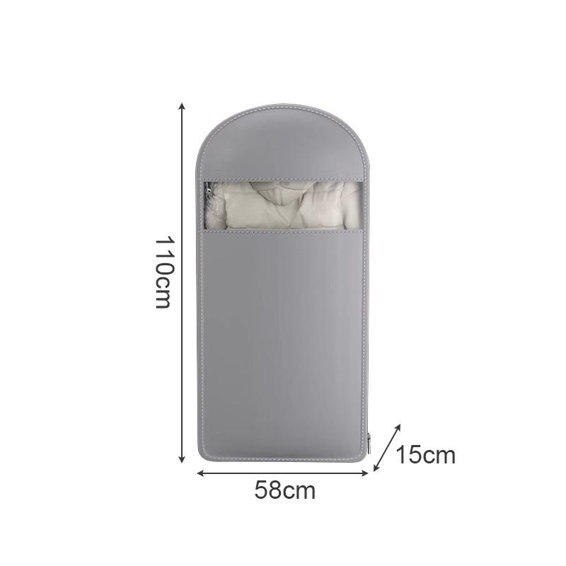 Dust Cover Clothes Bags Space-Saving Compressed Down Jacket Storage Bag Transparent Hanging Dust Cover With Zipper Organizer