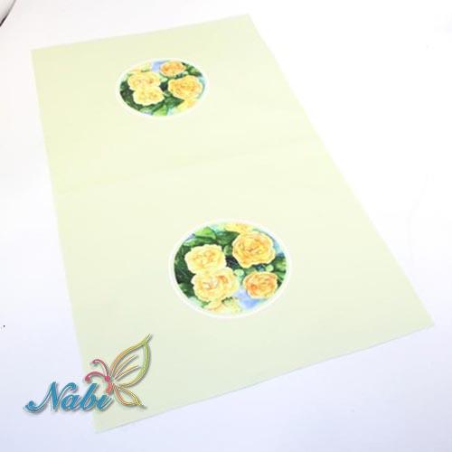 SMTA 29*49cm Knitted Fabric Cotton The Cloth Tissu Au Metre Flowers Embroidery Patchwork DIY Fabrics  1pcs Rayon Thicken