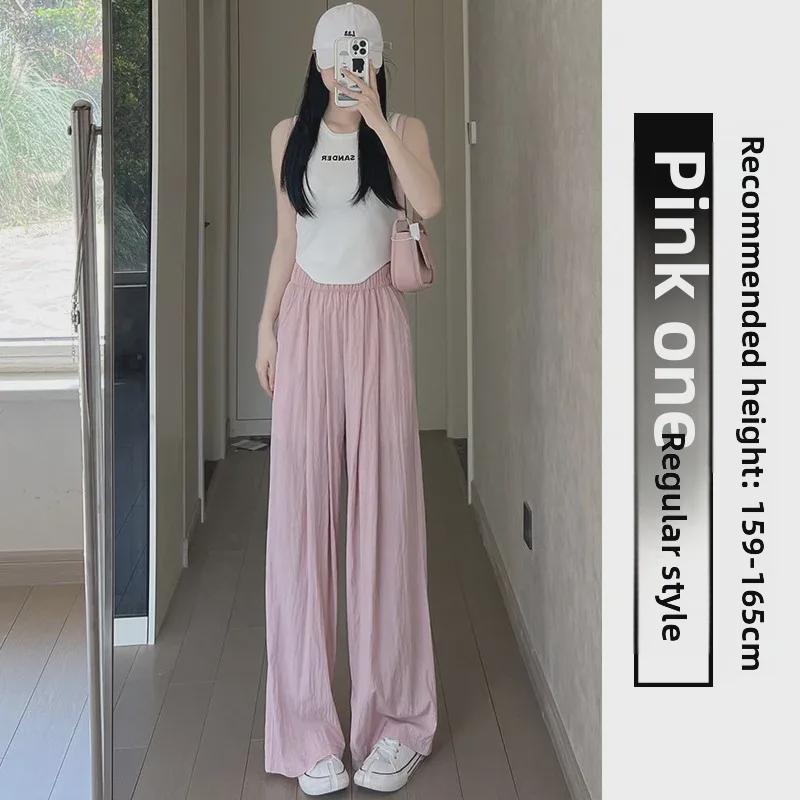 Southeast Asian Cotton & Linen Wide-Leg Lazy Summer Pants