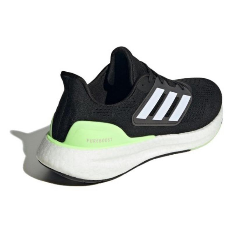Adidas PureBoost 23 Wide Black Green Spark - IF9657