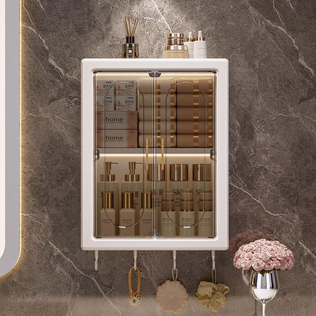 Lochfreies magnetisches wandmontiertes Badezimmer-Aufbewahrungsregal