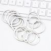 100PCS Keychain Hooks with 50pcs Key Rings 50pcs Swivel Lobster Claw Clasps for Keychain Clip Lanyard, Jewelry Making, Crafts