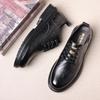Sneakers Herren Business-Schuhe Retro Männlich Leder Business Männlich Barocke Schuhe Freizeit Outdoor Herren Oxford Schuhwerk